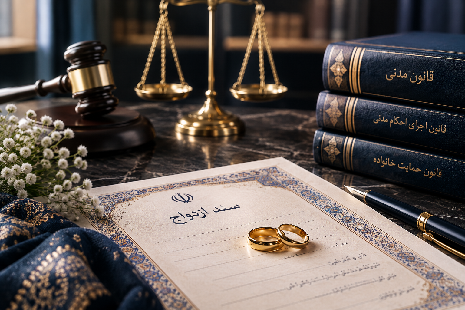 مطالبه مهریه از طریق اجرای ثبت و توقیف اموال زوج