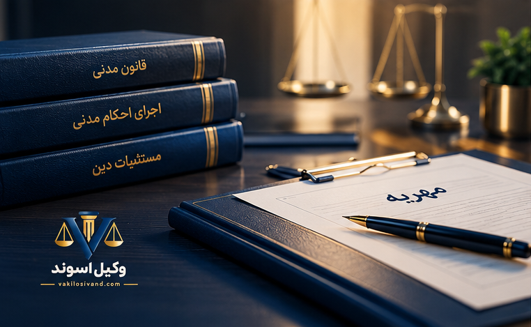 توقیف ملک برای مهریه و شرایط مستثنیات دین